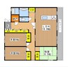 サンパレス・N 3LDKの間取り
