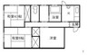 平田借家 3Kの間取り