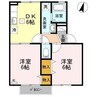 セトル福島 2DKの間取り