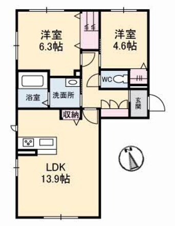 間取図 クオレール