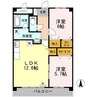 Ｋーｃｉｔｙ葦高 2LDKの間取り