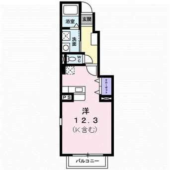 間取図 水島臨海鉄道水島本線/西富井駅 徒歩15分 1階 築19年