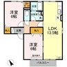パミドール・ルーチェ　Ｃ棟 2LDKの間取り
