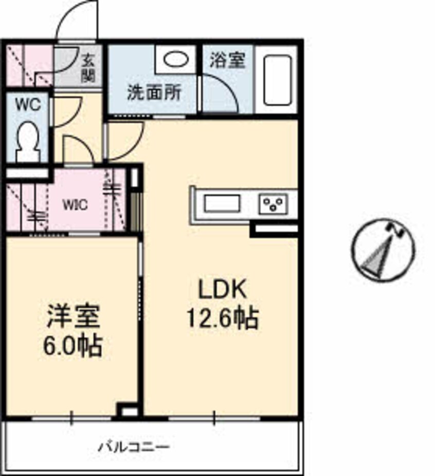間取図 セルディーナ早島駅前