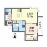 ビィアン　アテリア 1LDKの間取り