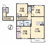 アムルーズ　Ｂ棟 3LDKの間取り