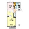 レガーロⅡ 1LDKの間取り