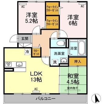 間取図 グリーンコスミオン