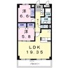 サニーレジデンス　ＹＫ 2LDKの間取り
