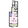 アンビエンテ 1Rの間取り