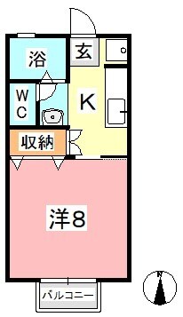 間取り図 セゾン和気　B