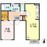 モンシャトー中央 1LDKの間取り