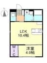 Villarte 1LDKの間取り
