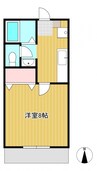 サンエイト中島 1Kの間取り
