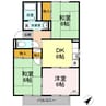 ふぁみーるみやけ 3DKの間取り