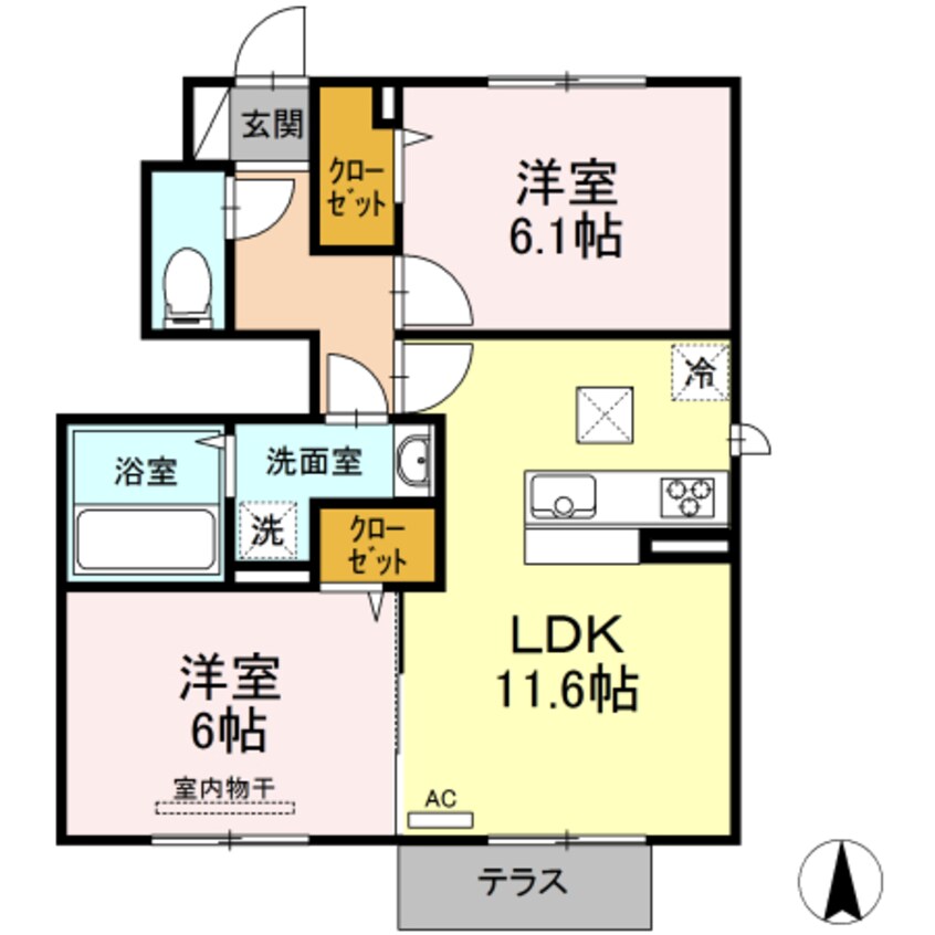 間取図 サフィール　Ｃ棟
