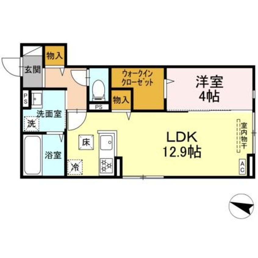 間取図 レジデンス　ハンス