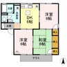 プレジール白楽 A棟 3DKの間取り