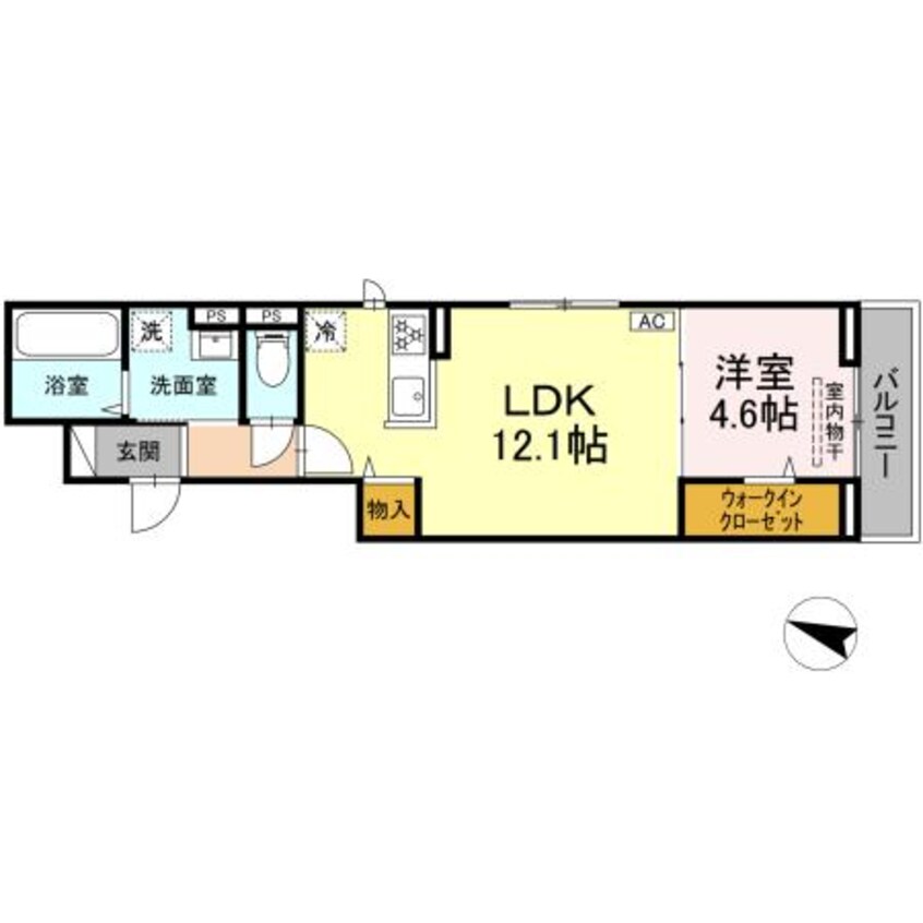 間取図 レジデンス　ハンス
