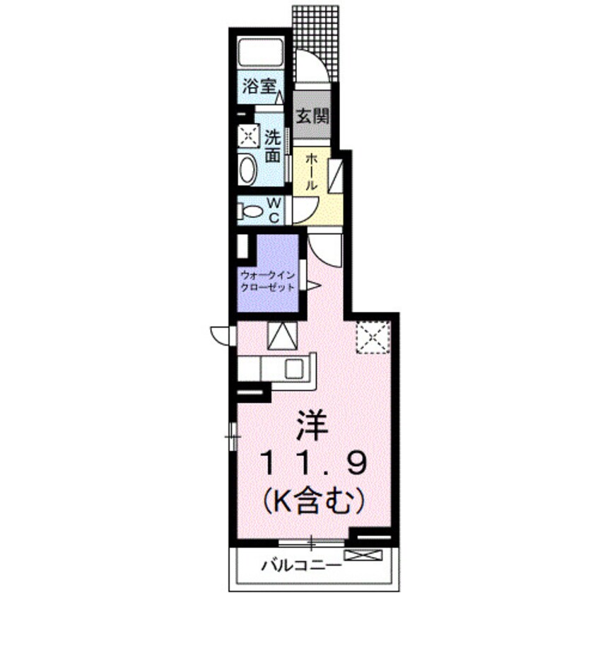 間取図 水島臨海鉄道水島本線/常盤駅 徒歩5分 1階 築12年