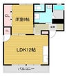 センチュリー21A棟 1LDKの間取り