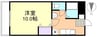 エスポワール 1Kの間取り
