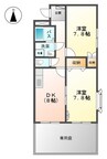 アメニティガーデン 2DKの間取り