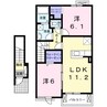 ベラ・カーサ 2LDKの間取り