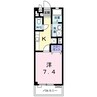 モンシェリー 1Kの間取り