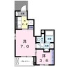 ラッフィナート 1SKの間取り