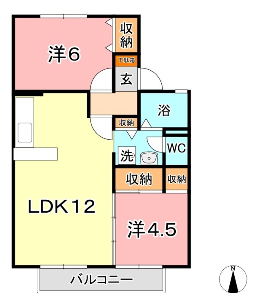 間取図 セジュールマキ