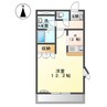 パークサイド 1Kの間取り