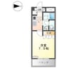 エクセール２１ 1Kの間取り