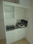 松島　クレストウッド　1R+ロフト　キッチン クレストウッド