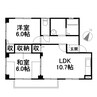 フォブールソレイユ 2LDKの間取り