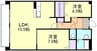 ベルアージュ 2LDKの間取り