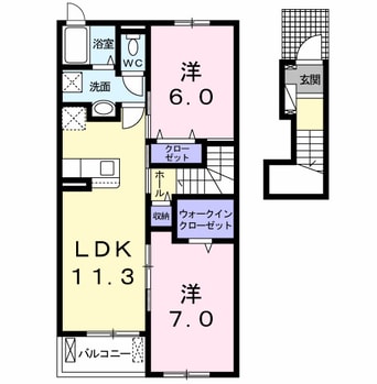 間取図 ＳＵＮ１６ヒロ　Ⅱ