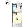 エスポワール 1Kの間取り