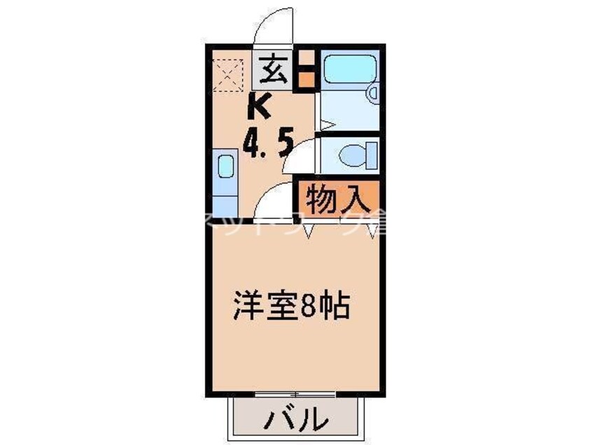 間取図 コーポ神正A