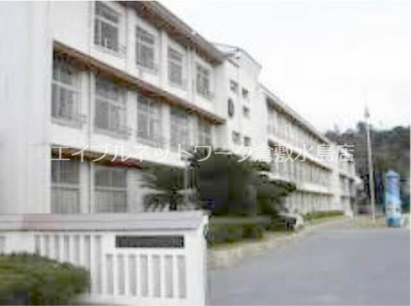 倉敷市立西中学校 1587m monolith（モノリス）