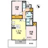 エクセラ　C棟 2LDKの間取り