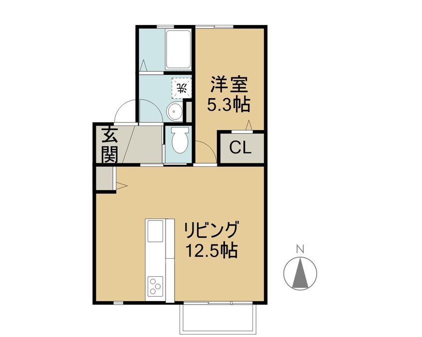 間取図 ル・シェル III