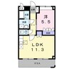 エクレセンス 1LDKの間取り