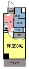 S place bld. 1Kの間取り