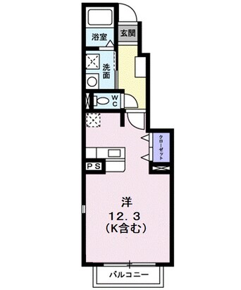 間取図 トップラインＢ