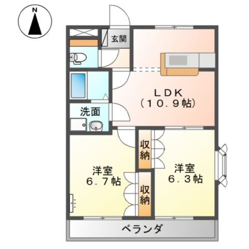 間取図 レガート