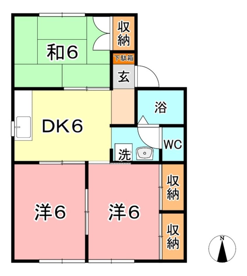 間取図 メゾンドール B