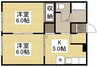 コーポクレアＥ 2Kの間取り
