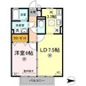 リュミエール 1LDKの間取り