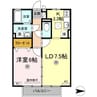 リュミエール 1LDKの間取り